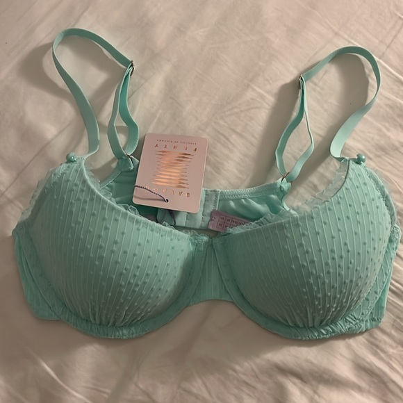 Savage X Fenty Balconette Bra 36C Light Blue/Mint - Picture 4 of 6